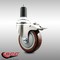 Service Caster 4 Inch 316SS Maroon Poly Swivel 1-1/4 Inch Expanding Stem Caster Lock Brake SCC SCC-SS316TTLEX20S414-PPUB-MRN-114 - alternate 4
